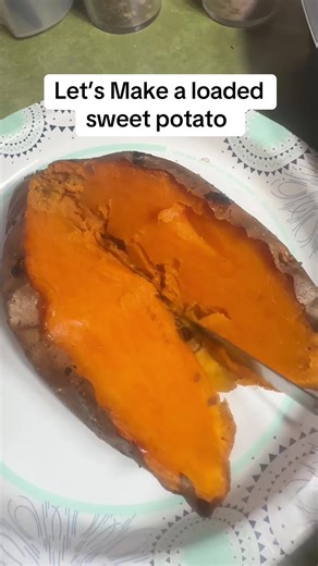 Loaded Sweet Potato Recipe with BBQ Sauce