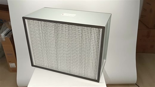 Customized Laminar Air Flow Hoods Filters 99.99% High Capacity Aluminum Deep Pleat HEPA Filter H13 H14
