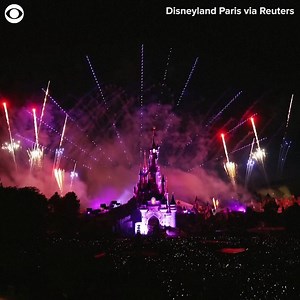 48K views · 660 reactions | DISNEY DRONES RECORD: Disneyland Paris broke the Guinness World Record for the largest aerial display of a fictional character formed by multirotors/drones on July 14. Some 1,571 drones formed a giant colorful Mickey Mouse image over Sleeping Beauty's Castle in France. Disneyland Paris entertainment teams put the show together that included over 1,630 drones and fireworks in celebration of Bastille Day. | WCAX-TV | Facebook