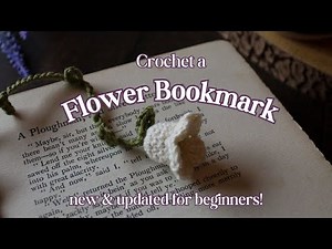 How to Crochet a Bookmark (the BEST beginner project!)