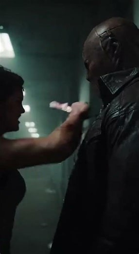 Brutal hallway fight! She strikes back 🩸 #fightscene #action #shorts