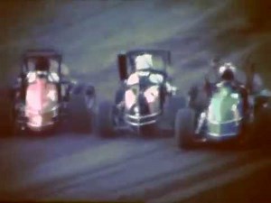 1976 - Western Springs Speedway - Midget racing - Rare video