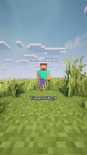 Sei que você já se sentiu sozinho, ou conhece um amigo que se sentiu, mas você não está só#minecraft