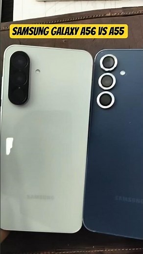 Samsung Galaxy A55 vs A56 ⚡ Full Comparison | On/Off Speed Test #A56 #A55 #galaxy #subscribe #review