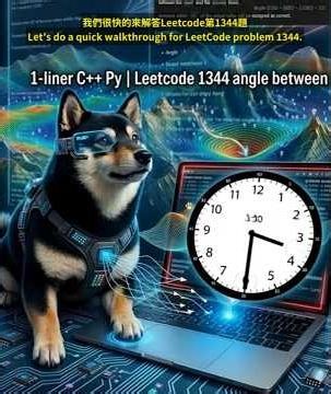 LeetCode 1344 | 0ms Perfect 1-Liner (C++/Python)