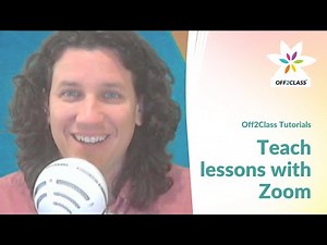 Teaching online lessons with Zoom
