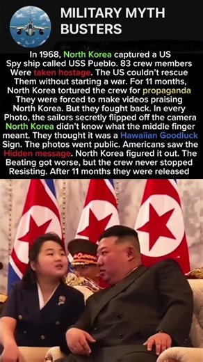 1968: North Korea Captured USS Pueblo – Crew’s Secret Defiance