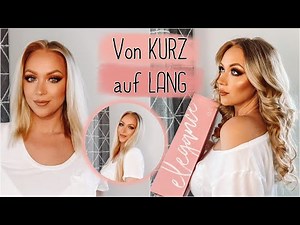 Clip-In Extensions einsetzen bei kurzem Haar mit ELEGANCE HAIR | MaMarina