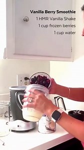 21 reactions | The simplest and tastiest  shake recipe - Vanilla Berry Smoothie Blend... 1 cup water 1 cup frozen berries 1 HMR Vanilla Shake Add to a pretty glass (optional, but recommended ) and enjoy! | HMR Program | Facebook