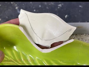 Sculpting Broken Pottery Missing Segment Using Resin Epoxy Mold Method finishing with Kintsugi Art