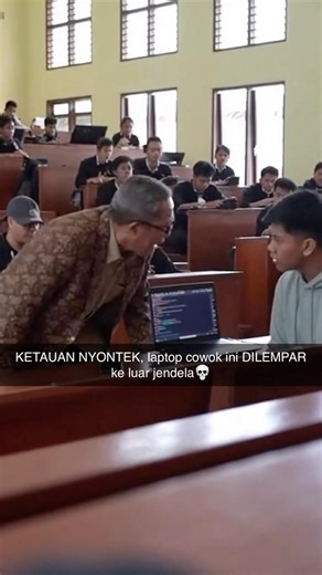 SHOCK! DOSEN INI MARAH BESAR SAMPE LEMPAR LAPTOP😱😱 #ai #viral #angry #drama #website #coding