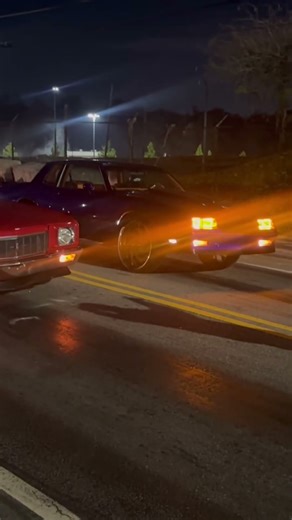 Street car action in Atlanta street race