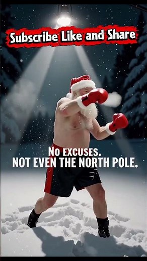 Santa Trains in the Snow ❄️🎅 Hardcore North Pole Boxing! #christmas
