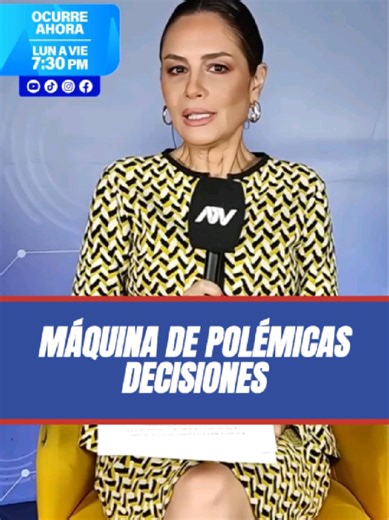 #OcurreAhora | ¡MÁQUINA DE POLÉMICAS DECISIONES! ➡️ No te pierdas OCURRE AHORA de lunes a viernes a las 7:30 pm por ATV y ATV.PE #atv #maquina #polémica #decisiones
