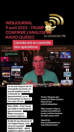 #alexiscossettetrudel #radioquebec #fyp #priseconscience #america #trump
