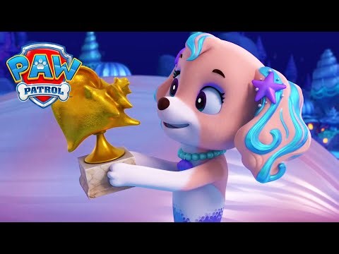 Uma corrida de sereias! 🧜🏻‍♀️ - Patrulha Canina PAW Patrol - Desenhos animados para crianças