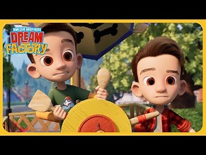🎉 Family Adventures & Hilarious Surprises! 🏀 | Builder Brothers Dream Factory | Cartoons for Kids
