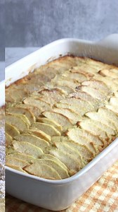 12K views · 386 reactions | This is a no fuss dessert: serve it up in the dish that it bakes in, and give it a dusting of powdered sugar to look extra pretty. Almond flour gives it a great nutty flavor, yogurt keeps the cake super moist and the layer of apples on the bottom give the cake a rich caramel flavor. https://buff.ly/2XIiMUv | Giadzy | Facebook