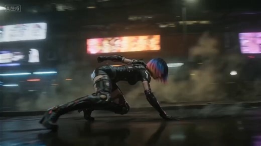 巨大化 賽博少女