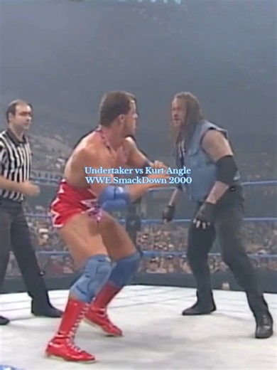 Undertaker vs Kurt Angle🥶🤯Full Match WWE SmackDown 2000 | #Shorts