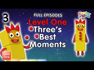 ‪@Numberblocks‬- #Stayathome | Level One | FULL EPISODES | All the Best Three Moments!