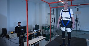 Smart exoskeleton anticipates falls to keep the elderly on their feet