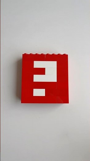 Built the Mario Question Block in Lego! 🍄 #Lego #Mario #QuestionBlock #LegoBuild #Nintendo #Shorts