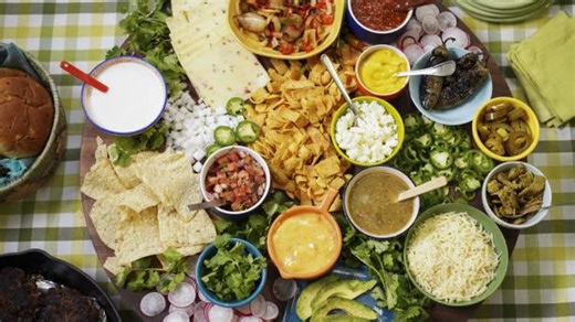 Tex-Mex Burger Board