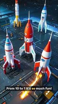 Blast Off! Counting Down from 10 to 1 #kidssongs #songs #shorts #shortsviral #numbers #numbersong