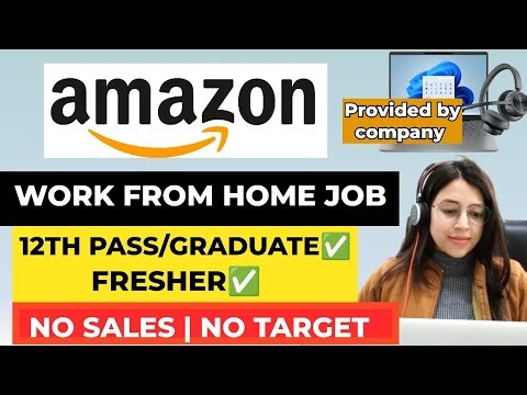 🔥 Amazon Hiring 2025 | Work From Home 🖥️ | Laptop + WiFi +Headphones | Apply Fast ⏳