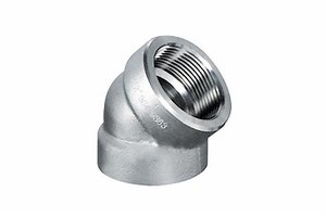 [Hot Item] Asme B16.11 / BS3799 Threaded Pipe Fittings, NPT Threaded Elbow