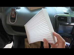 Suzuki Splash cabin air filter replacement