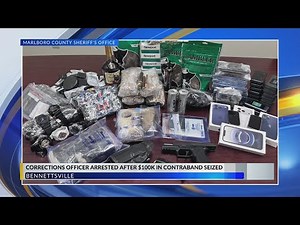 Correctional officer arrested with over $100K in drugs, contraband in Marlboro County
