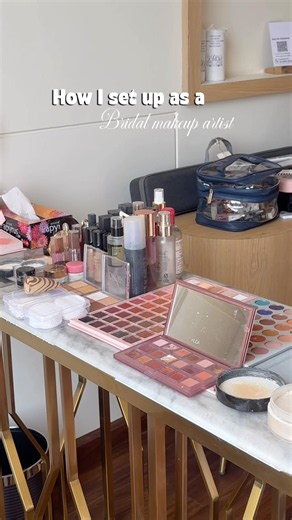 Creating the Perfect Bridal Makeup Space 💄 Bridal Glam BTS