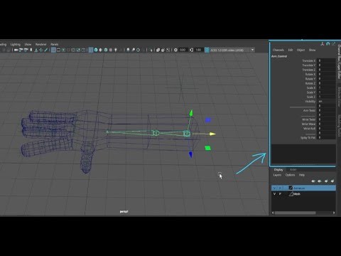 Maya (DIY) – Simple Rigging Part 3 | Attributes and Connection Editor