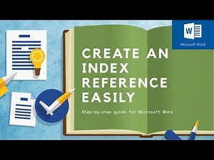 How To Make an Index in Word Super Fast!