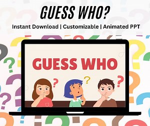 Guess Who Game Powerpoint Template: Customizable Trivia (digital Download) - Etsy UK