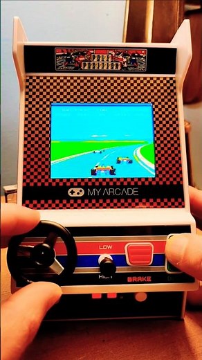Pole Position Retro Racing Player Mini Machine by My Arcade Review! 🕹️🏁 #Shorts