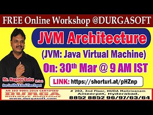 JVM Architecture (FREE Workshop) Online Training @ DURGASOFT