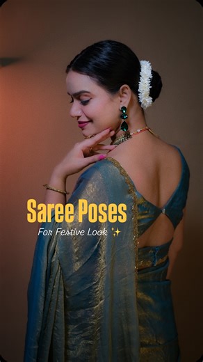 Save these pose ideas to Try Poses In Saree for Festive season 📸✨ • Beautiful Saree from @_saree_wala ❤️ • Festive Season Episode 3: Karva Chauth to Diwali Vibes 🪔✨ • Saree poses | Festive season | ethnic look | Saree photography | Karva chauth Poses | Diwali Poses | inspiration | Traditional vibes | Portrait Pose ideas | Timeless elegance | Saree goals | Festive fashion | Minisha Pathak • • #karwachauth #festivephotography #diwaliphotoshoot #sareepose #sareelove #portrait #posing #explorepage