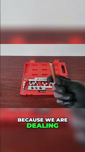 Flaring 3/8" Pipe: Step-by-Step Guide with Flaring Blocks #shorts - Paradigm Cooling