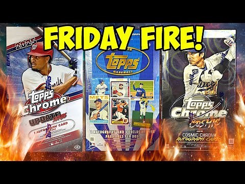 RIPPING NEW Baseball Card Releases! 2025 Topps Chrome COSMIC, UPDATE, ARCHIVES & MORE