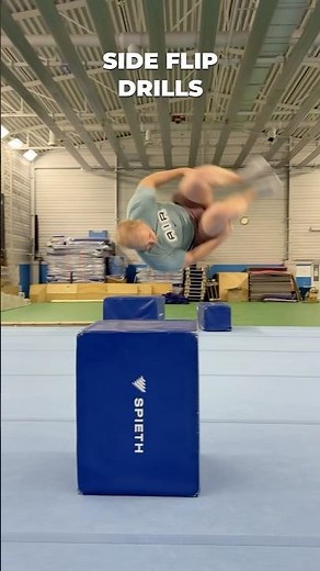 Side Flip Drills Over a Soft Block | Step-by-Step Progression