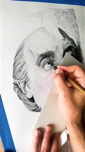 Large Pen and Ink Drawing #pendrawing #drawing