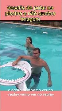 Pool jumping challenge without tearing your skin #videos #dontflop #humor #dontflop #comedy