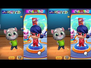 Talking Tom Gold Run - Time Rush - Every Boss Battle & Outfit Upgrade - Heroes Run For Gold
