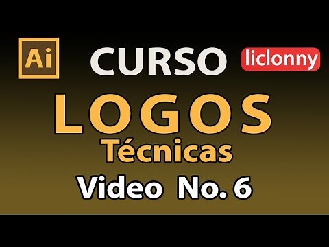 Illustrator Logos Tutorial # 6. ¿Cómo crear Logos con Círculos, Curvas y arcos?. liclonny