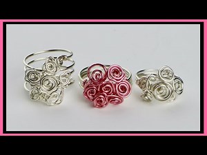 DIY Wire Rose Rings Tutorial