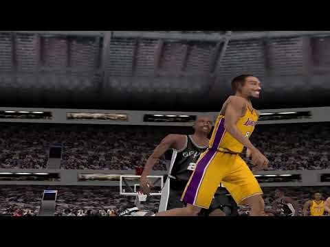 NBA Basketball 2000 PC Gameplay San Antonio Spurs VS Los Angeles Lakers