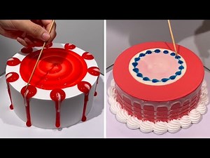 🥰🌹 RED Chocolate Cake Decorating Tutorials Amazing Cakes 😱 So Yummy Cake Recipes For Family